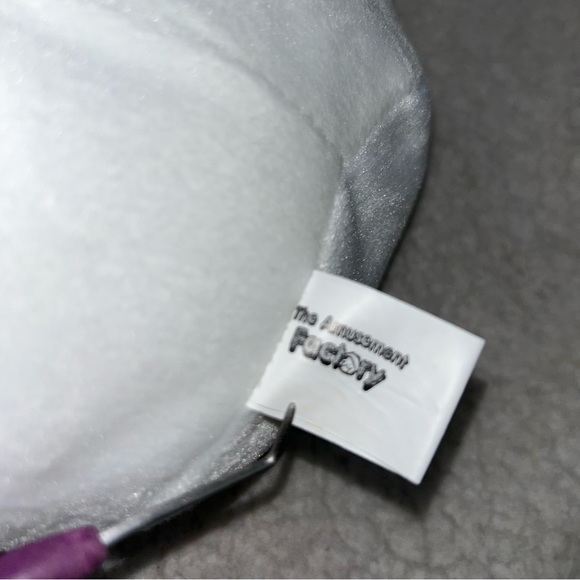 Ghost plush top hat vintage Halloween decor 12" The Amusement Factory with tag - Picture 10 of 11